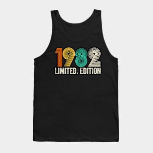 Vintage 1982 Birthday Retro 1982 For Men Women born in 1982 Tank Top